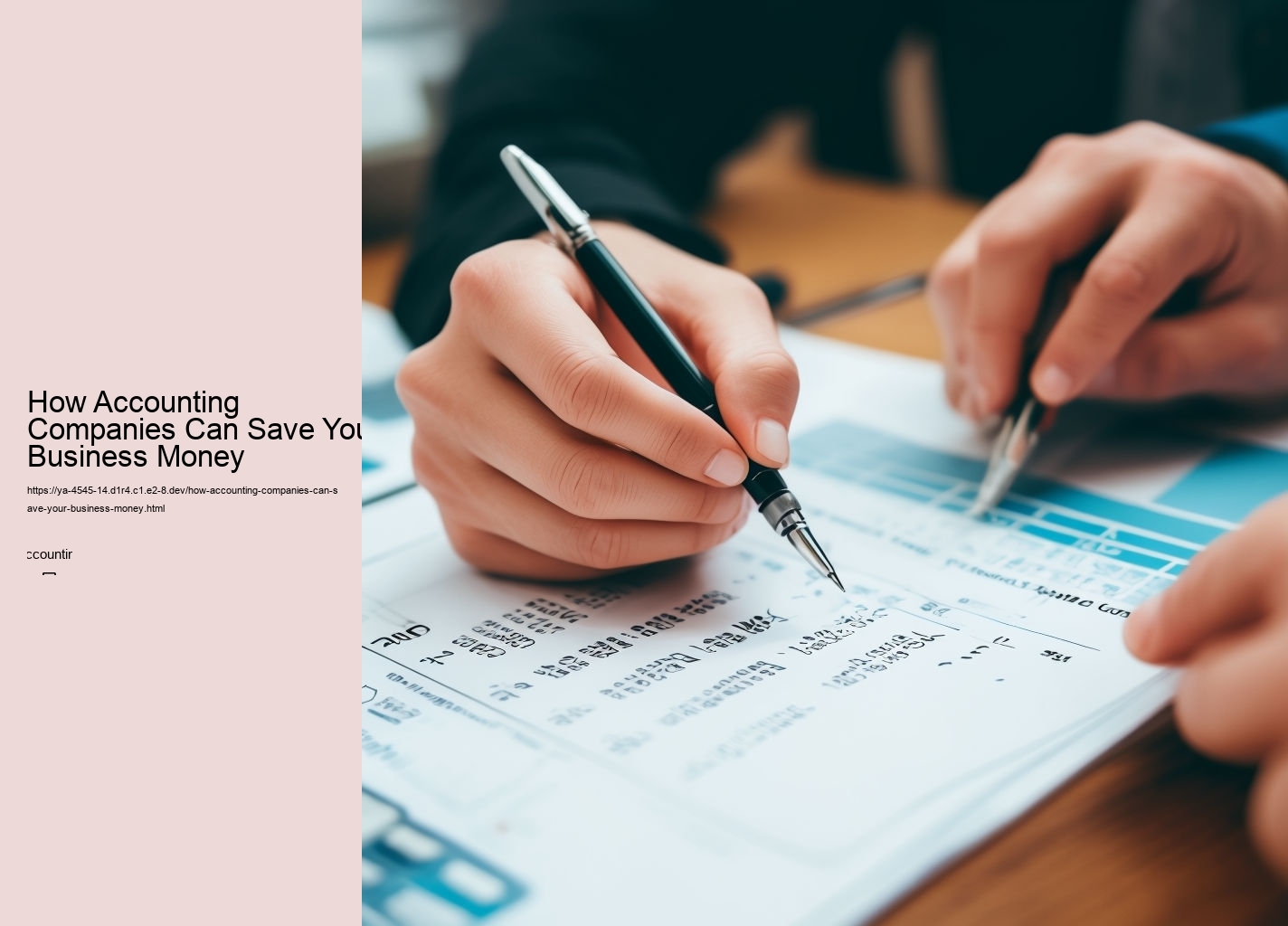 How Accounting Companies Can Save Your Business Money