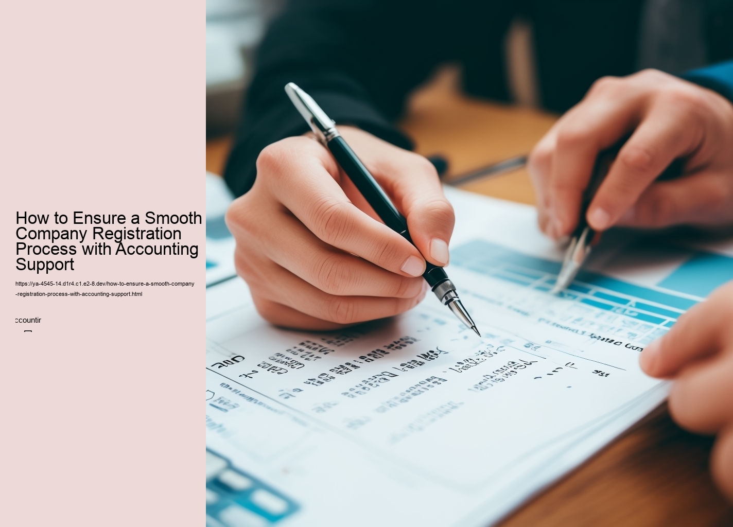 How to Ensure a Smooth Company Registration Process with Accounting Support