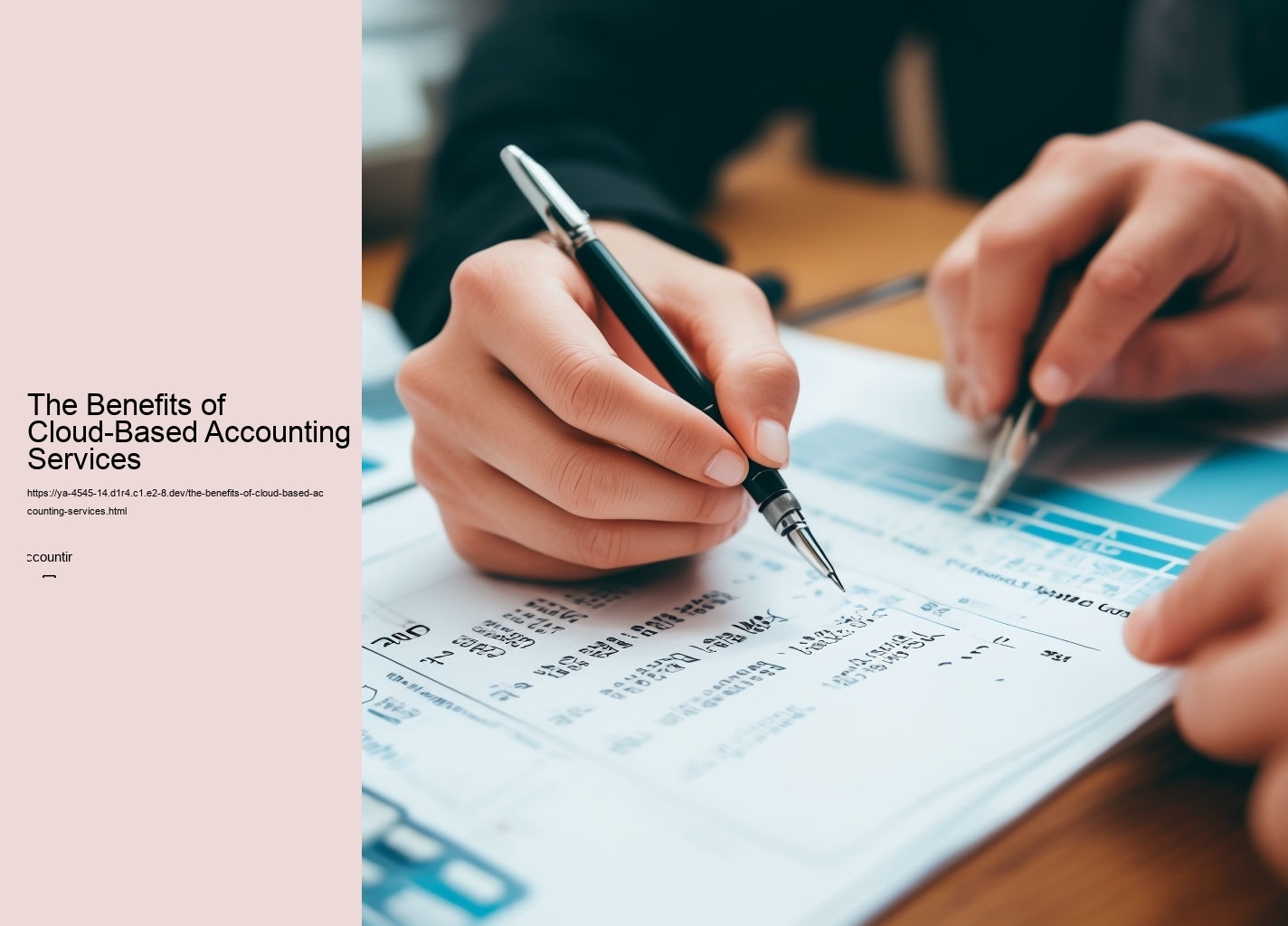 The Benefits of Cloud-Based Accounting Services